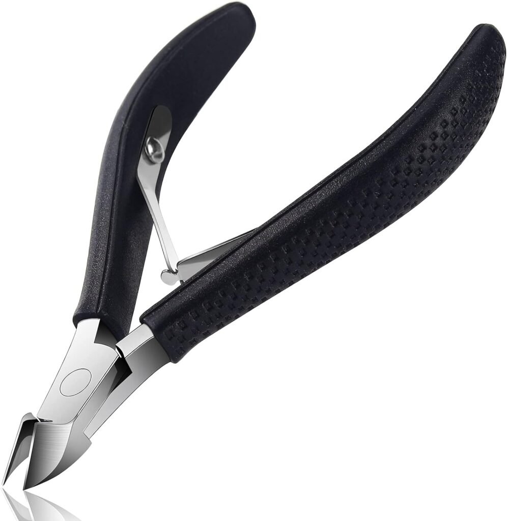 Professionele nagelriemknipper van roestvrij staal met siliconen handvat voor manicure, 9 mm