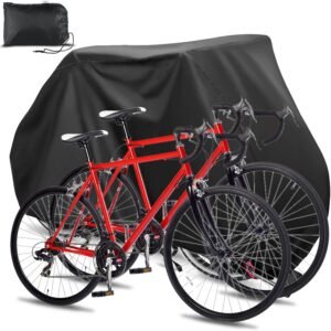 Waterdichte zwarte fietshoes met slotgaten voor mountainbike