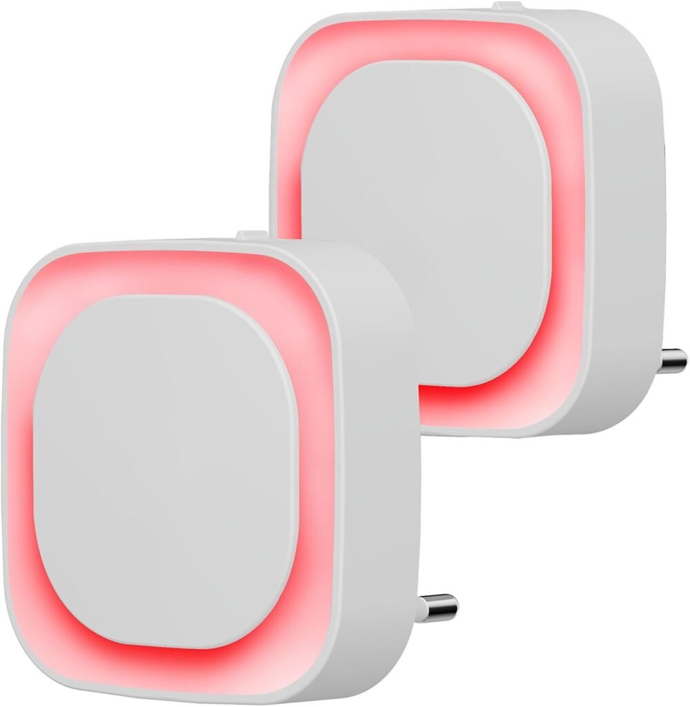 LED nachtlampje met schemeringssensor voor stopcontact en automatische verlichting