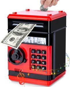 Elektronische Spaarpot voor Kinderen – Automatische Geldkluis met Wachtwoord – Mini ATM – Voor Jongens en Meisjes van 3-12 Jaar