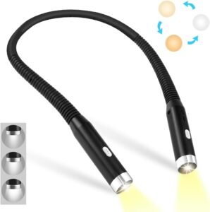 Flexibel LED Leeslampje – Bedlampje met Oogbescherming – USB Oplaadbaar – Voor Lezen in Bed
