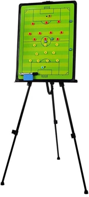 Magnetisch tactiekbord voor voetbaltraining met verstelbare standaard en whiteboardmarker
