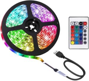 LED Achtergrondverlichting TV 3 Meter – Sfeerverlichting voor TV – Afstandsbediening met Toetsen – Energieklasse A