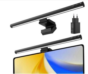 Computermonitorlamp met USB-poort en verstelbare LED-verlichting voor PC-monitor