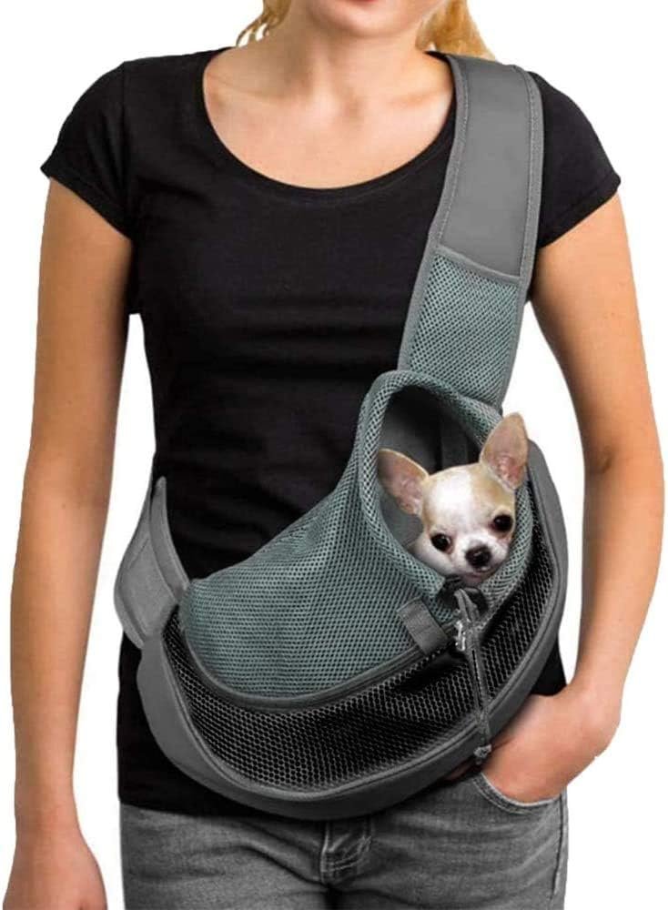 Hondendraagtas voor puppy’s met verstelbare schouderriem voor kleine honden