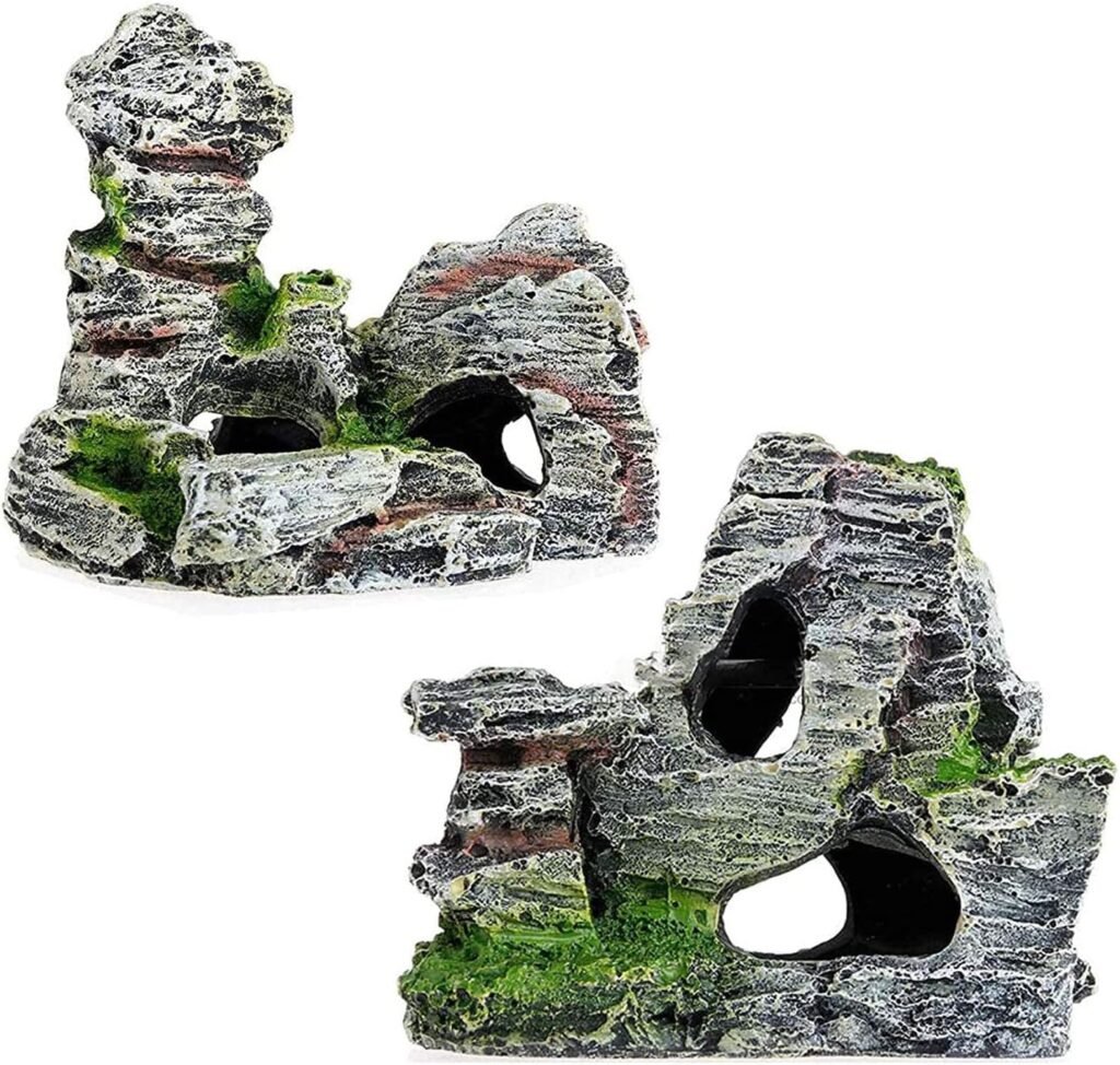 Aquarium garnalen schuilplaats, natuurlijke aquascape decoratie voor vissen