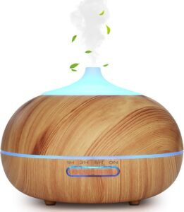 Aromaverstuiver met Luchtbevochtiger – Vernevelaar voor Ontspanning en Verfrissing – Automatische Uitschakeling