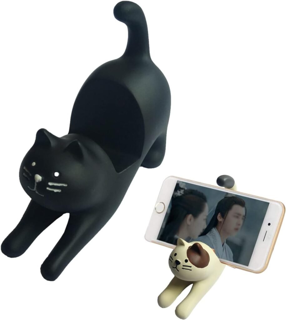 Universele opvouwbare smartphonehouder met verstelbare kijkhoek en antislip grip