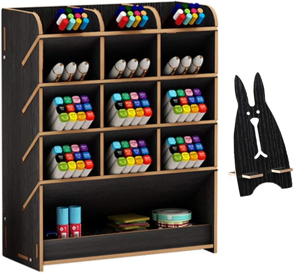 Pennenhouder Bureau - Pen Organizer voor Kantoor - Bureau Organizer met Opbergvak - Voor Pennen en Papier