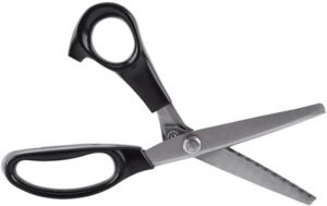 Metalen Schaar – Decoratieve Knipschaar voor Naaien, Breien en Knutselen – Driehoekige Rand – 3 mm Knipbreedte