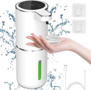 Automatische Zeepdispenser USB Oplaadbaar – Schuimzeepdispenser met Bewegingssensor – Wandgemonteerde Handzeepdispenser