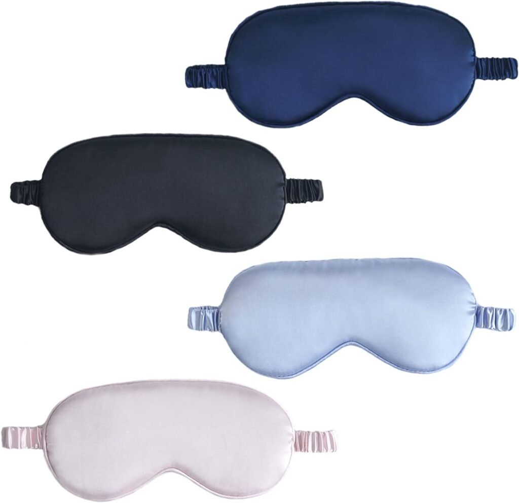 Lichtblokkerend slaapmasker met verstelbare band voor diepe slaap, reizen en thuisgebruik