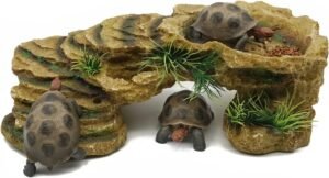 Schildpad Schuilplaats – Terrarium Decoratie – Natuurlijk Drijfhout Design – Duurzaam en Veilig – 30 x 15 x 10 cm