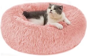 Hondenbed Fluffy – Zacht Pluche Huisdierenbed – Comfortabel Slaapbed voor Hond en Kat – Verschillende Maten
