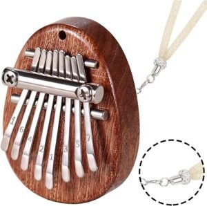 Kalimba 17 Tanden van Mahoniehout – Duimpiano voor Beginners – Handpiano met Draagtas – Muziekinstrument voor Ontspanning en Plezier