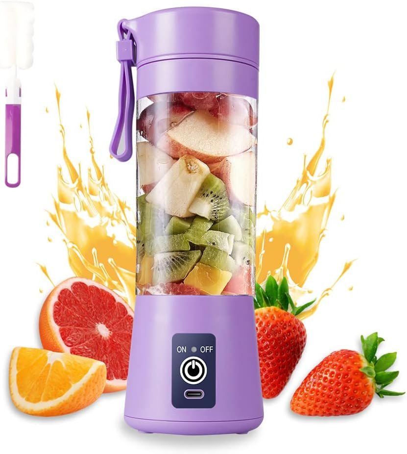 Draagbare elektrische USB sapcentrifuge en mini mixer voor smoothies, compact en geschikt voor onderweg