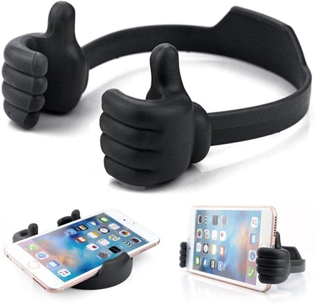 Multifunctionele telefoonhouder en standaard, verstelbaar voor smartphones en tablets