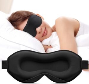 Slaapmasker voor Zijslapers – Lichtgevoelig Oogmasker – Verstelbaar en Comfortabel – Voor Optimale Nachtrust