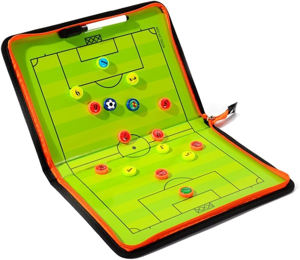 Magnetisch Tactiekbord Voetbal - Coachbord met Magneten - Aluminium Frame - 28 x 21 cm - Training Accessoire