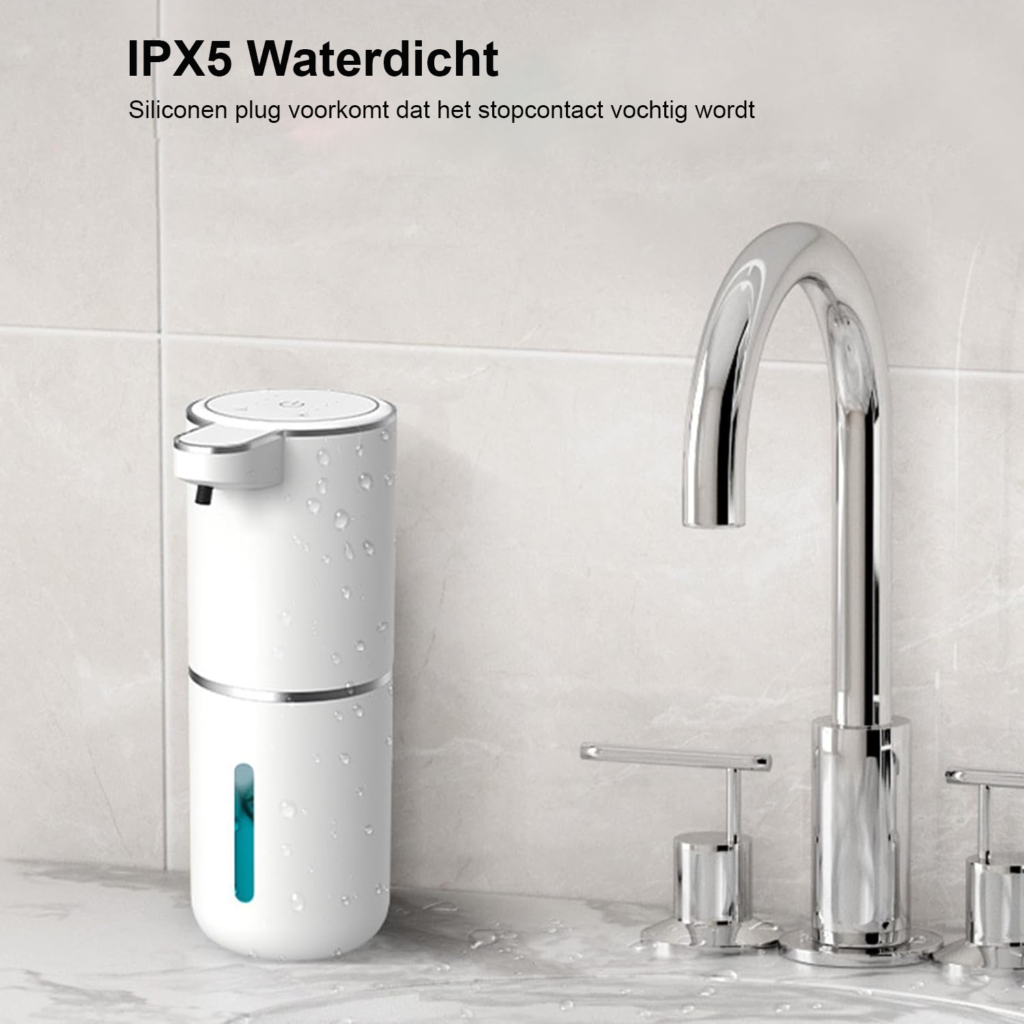 Automatische Zeepdispenser - Wandmontage met Infraroodsensor - Schuimzeepdispenser - USB Oplaadbaar, Contactloos voor Keuken en Badkamer