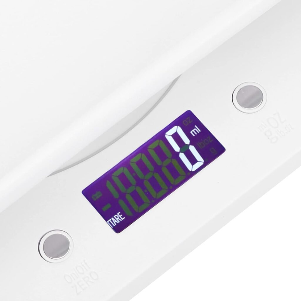 Babyweegschaal - Elektronische Zuigelingenweegschaal met Antislipmat - Nauwkeurig Wegen - Voor Baby's en Ouders