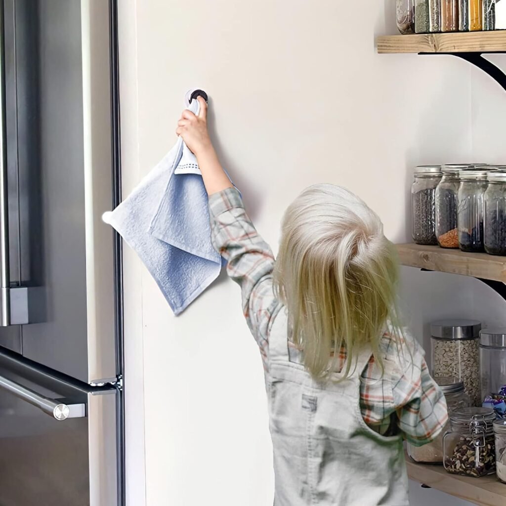 Zelfklevende Handdoekhouder - Theedoekhouder voor Keuken - Vaatdoekhouder met Sterke Hechting - Ruimtebesparend Keukenaccessoire