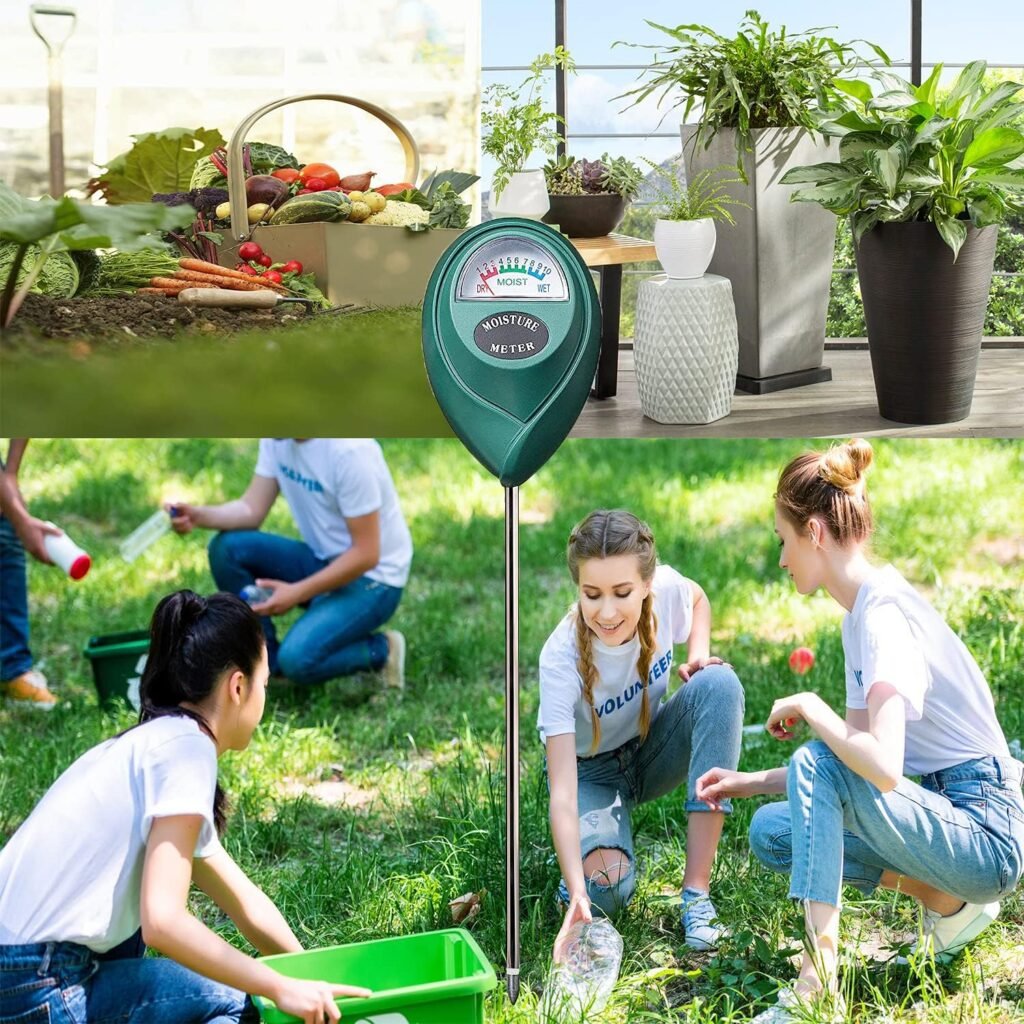 Bodemvochtmeter met waterindicatorsensor en hygrometer voor kamerplanten en bloembollen
