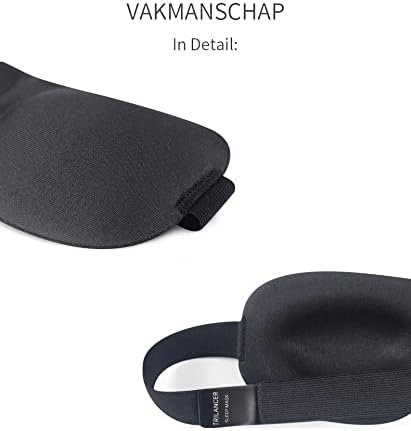 Verstelbaar zijden slaapmasker met oordopjes