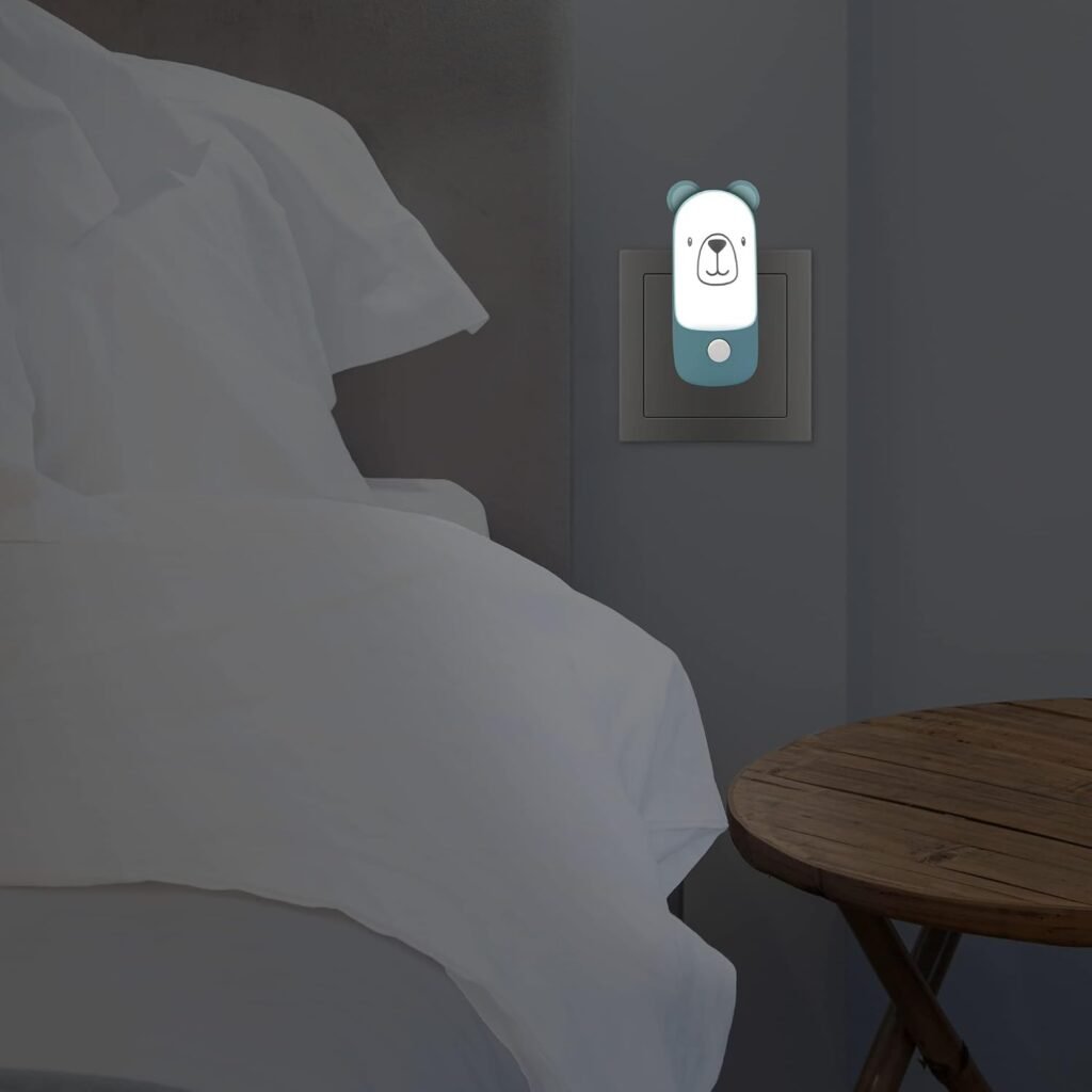 2 stuks kinder wandlampjes met schakelaar voor baby- en kinderkamer