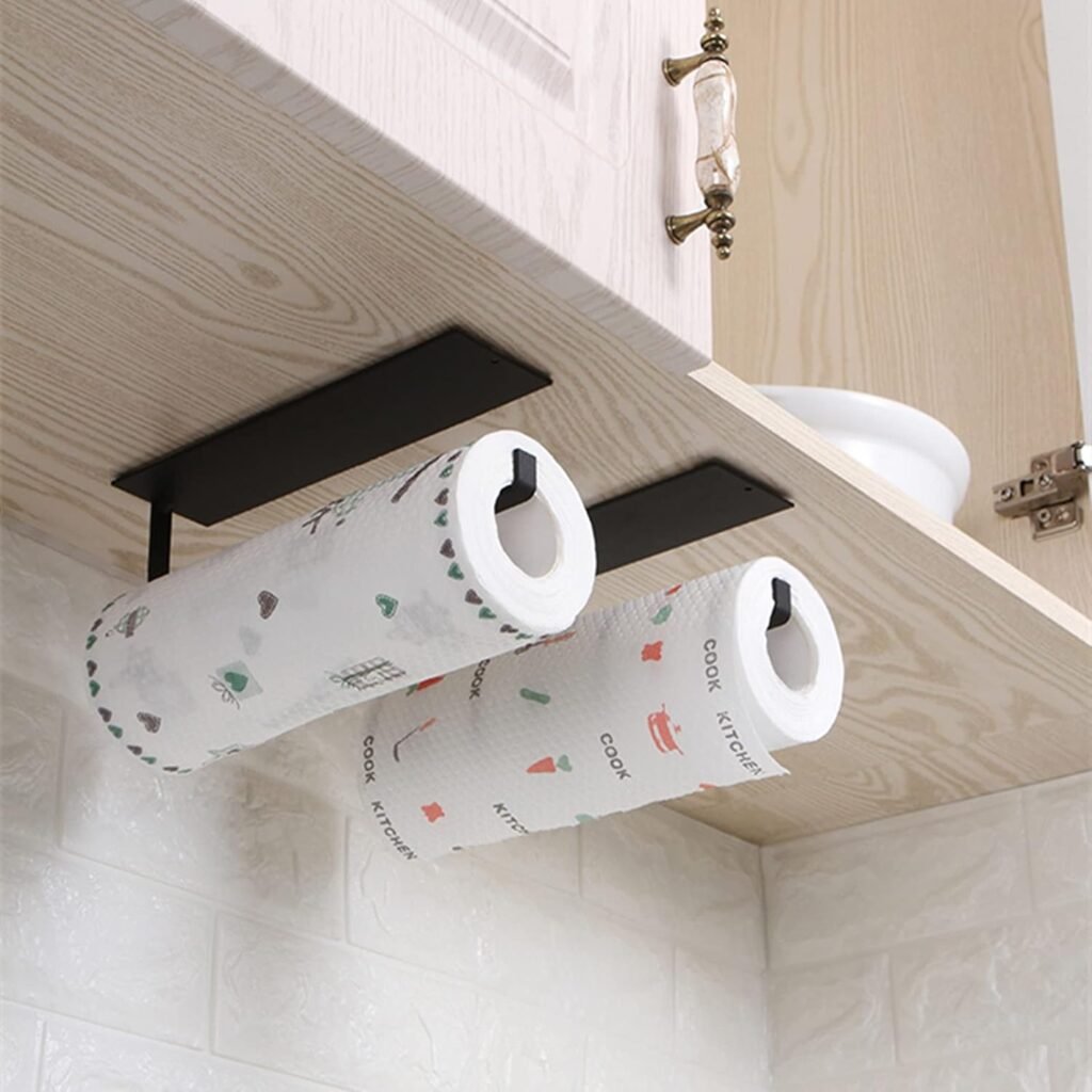 Keukenrolhouder voor wandmontage van roestvrij staal, ruimtebesparend keukenpapierrek voor keuken en toilet