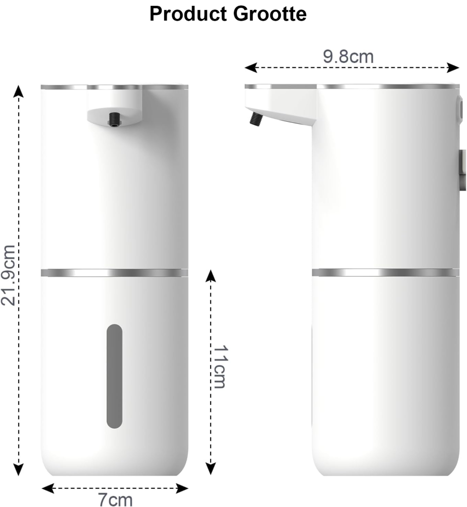 Wandgemonteerde automatische zeepdispenser voor badkamer