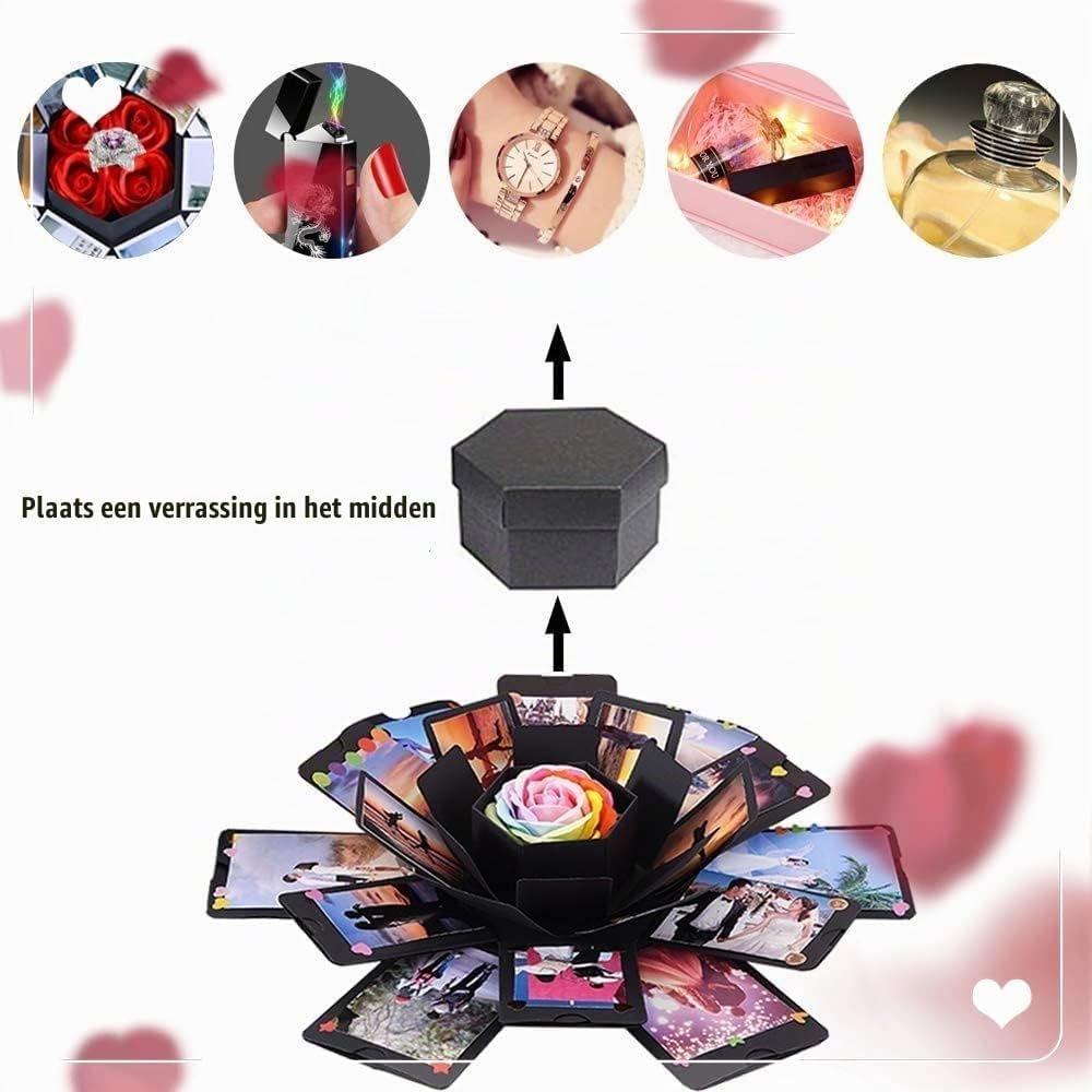 Gepersonaliseerde cadeaudoos voor verjaardag en vriendschap, persoonlijke cadeauverpakking