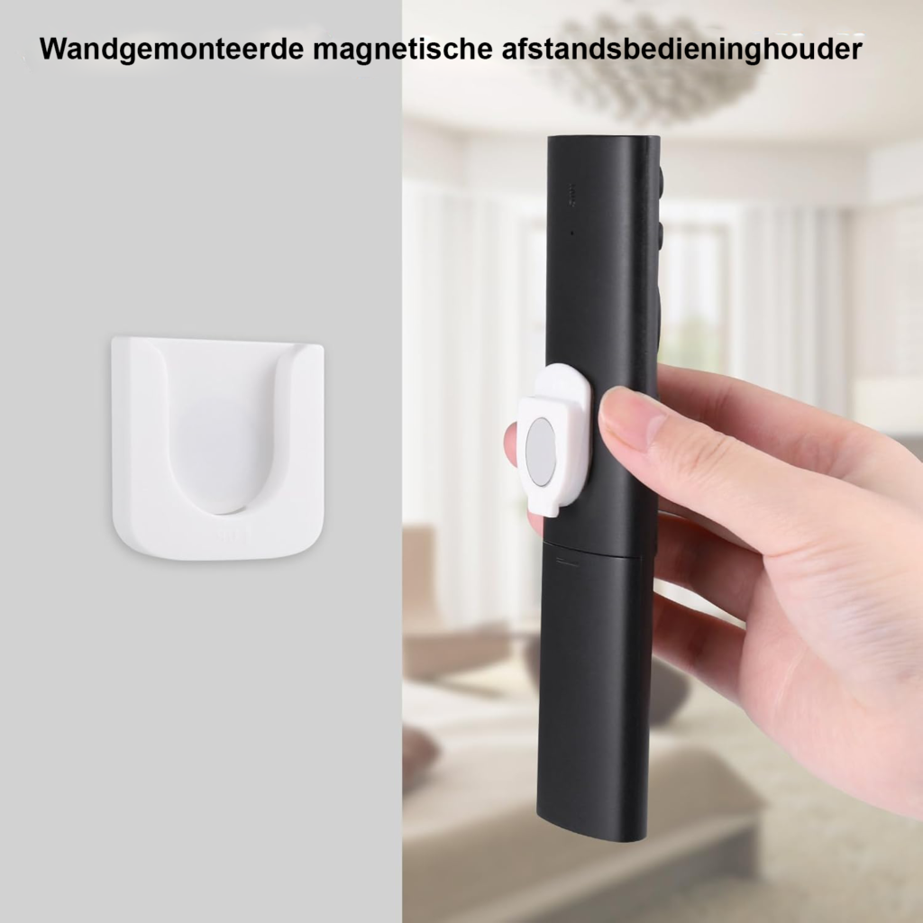 Wandorganizer voor Afstandsbedieningen - Wandhouder voor Kleine Voorwerpen - Ruimtebesparende Opberghouder - Eenvoudige Wandmontage