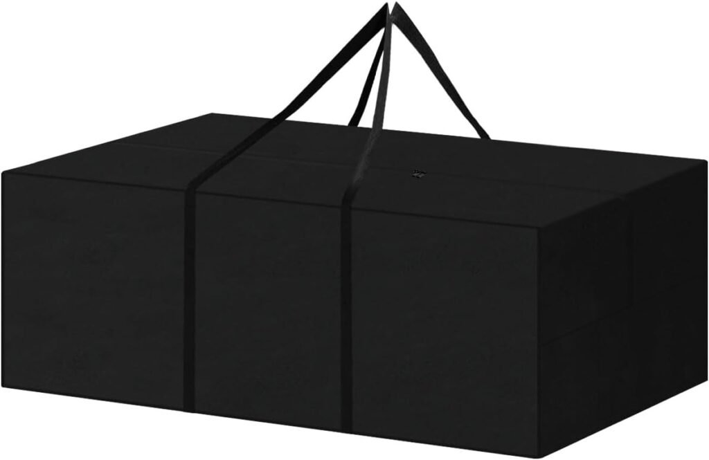 Opbergtas voor tuinkussens XXL 200 x 80 x 60 cm, beschermhoes voor tuinkussens, tuinmeubelen en kerstbomen