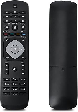 Universele zwarte afstandsbediening voor tv en audioapparatuur, geschikt als vervanging voor bestaande afstandsbedieningen