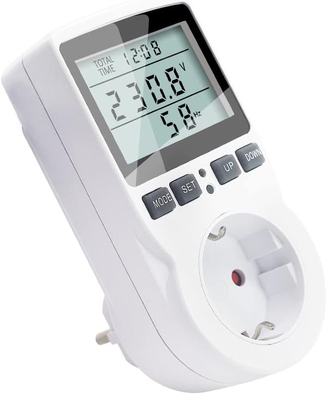Slimme energiemeter met overbelastingsbescherming voor realtime monitoring van elektriciteitsverbruik