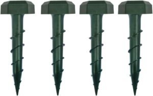 Solar Mollenverjager 4 Stuks – Ultrasonische Mollenverdrijver – Waterdicht IP65 – Voor Tuin, Veld en Buiten – Hexagon Vorm