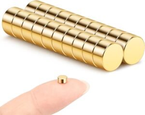 Koelkastmagneten Set van 50 – Decoratieve Magneetjes voor Koelkast en Kantoor – Kleurrijke Ronde Magneten – Magnetische Clips