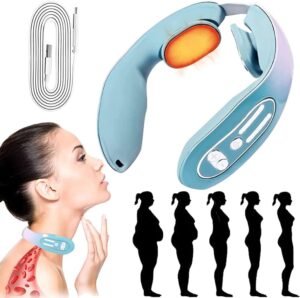 Nekstimulator voor Nekpijnverlichting – Elektrische Nekmassageapparaat voor Thuis en Kantoor – Acupressuurmassage met Shakti Massagefunctie