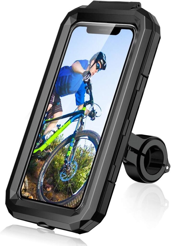 Waterdichte telefoonhouder voor fiets en motor met universele stuurmontage