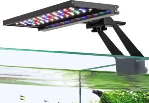 Aquariumverlichting 48cm tank – LED Aquariumlamp met Zonsopgang en Zonsondergang – Maanlichteffect – Waterbestendig en Energiezuinig