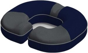 Orthopedisch Zitkussen voor Aambeien en Prostaat – Ergonomisch Stoelkussen – Stuitkussen voor Drukverlichting en Comfort – Donkergrijs