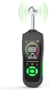 Pinloze Vochtmeter – Digitale Vochtigheidsmeter voor Hout, Muren en Beton – Niet-Invasieve Vochtmeting voor Bouw en Renovatie