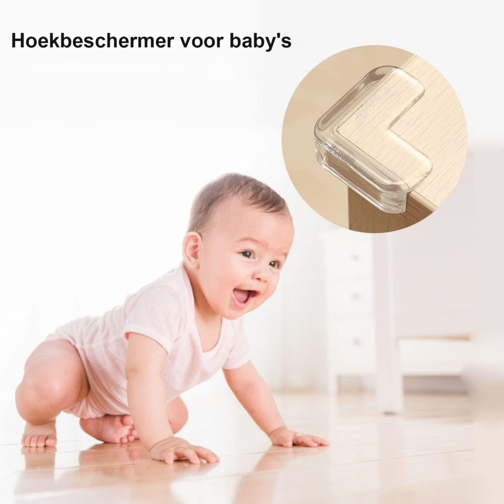 Transparante hoekbeschermers voor baby’s, set van 20 stuks voor tafels en meubels