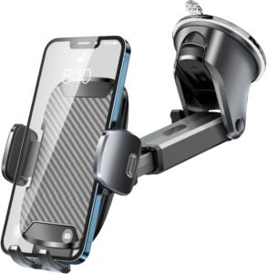 Telefoonhouder Auto met Superzuigkracht – Dashboardhouder voor Handsfree Bellen – Verstelbare Kijkhoek – Universele Pasvorm