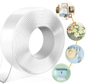 Dubbelzijdige Nano Tape – Extra Sterke Plakband – Herbruikbaar en Verwijderbaar – Voor Diverse Toepassingen