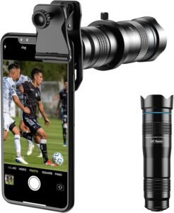 Telefooncamera Lens Set voor Smartphone – Telelens, Macrolens en Groothoeklens – Universele Clip – Geschikt voor de Meeste Smartphones