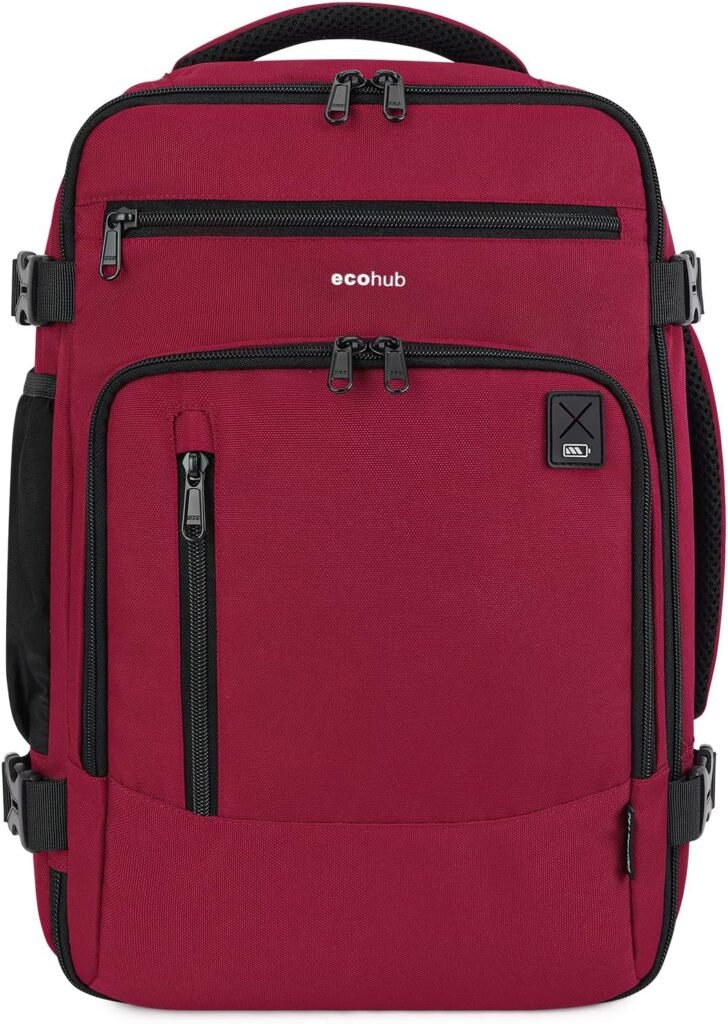 Cabinebagage rugzak 40x20x25 cm, 20 liter, waterbestendige handbagage voor onder de vliegtuigstoel