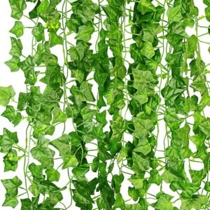 Kunstmatige Klimop Slinger – Nepplanten voor Wanddecoratie – Realistische Groene Planten – Binnen- en Buitendecoratie