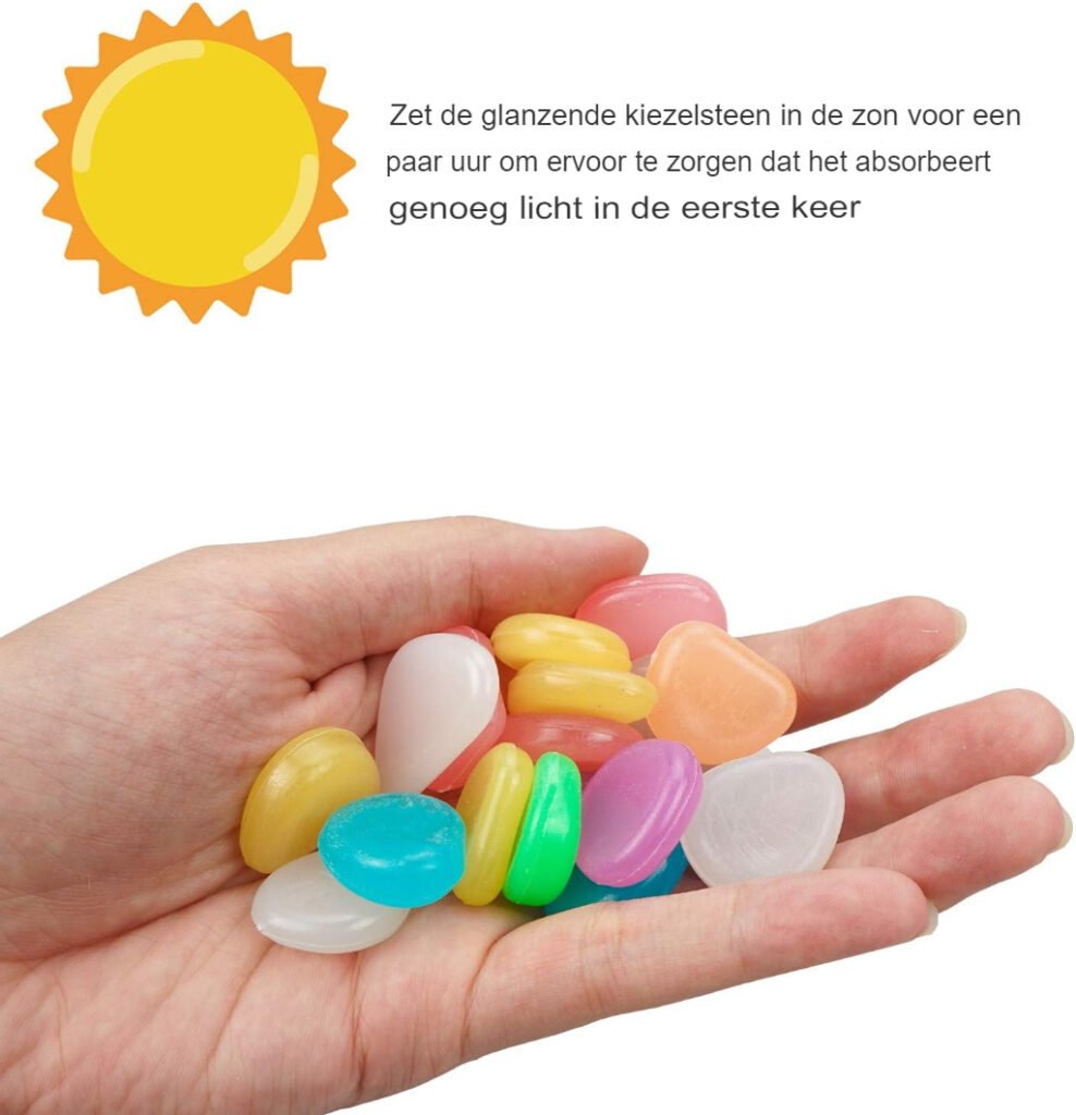 Lichtgevende aquariumgrind en keien met glow-in-the-dark effect voor aquariumdecoratie, veilig voor vissen en reptielen